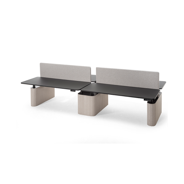 Flex round bureau 4-persoons