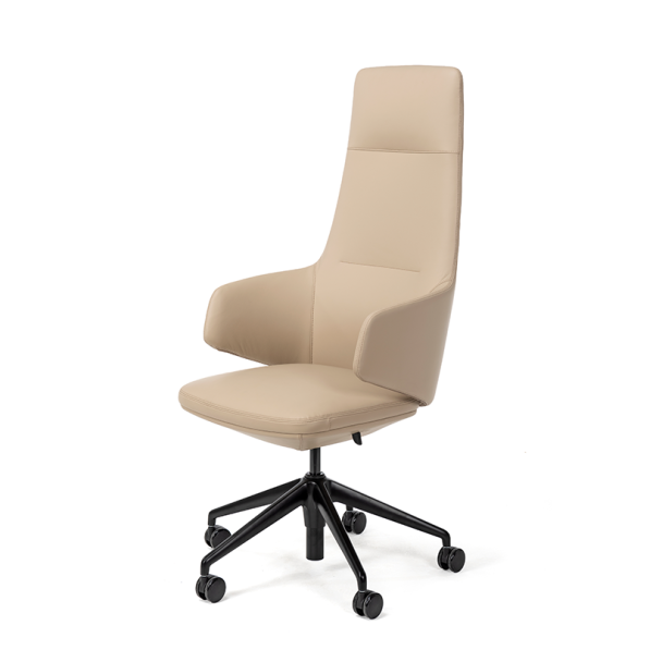 Nunca directiestoel (gestoffeerde armleggers)