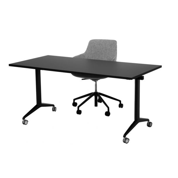 MKL opklapbare tafel (mat zwart)