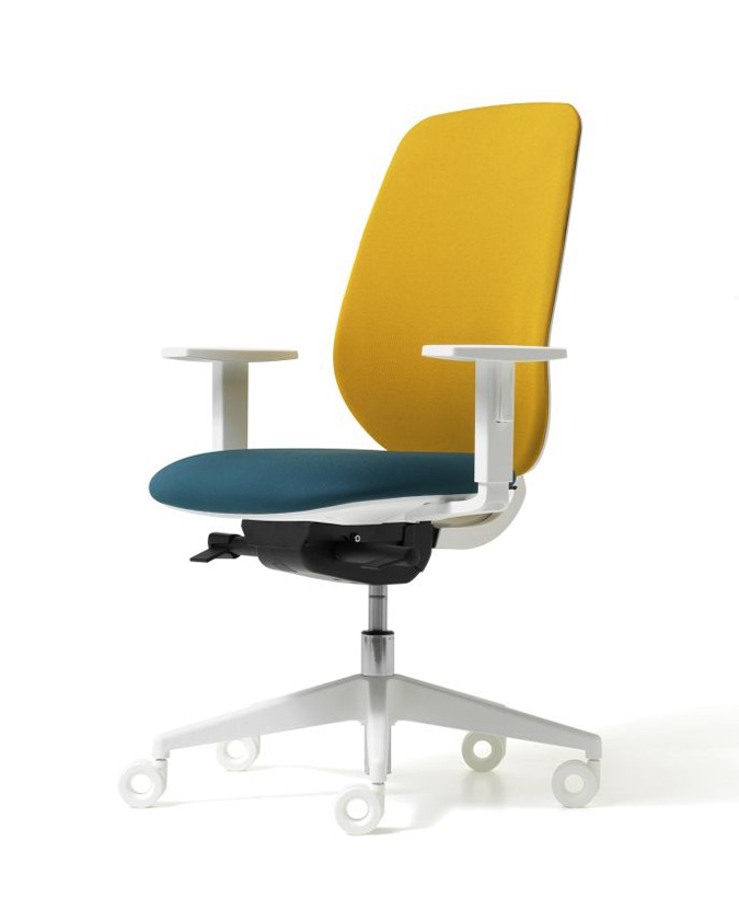 Bureaustoel Thin (wit)
